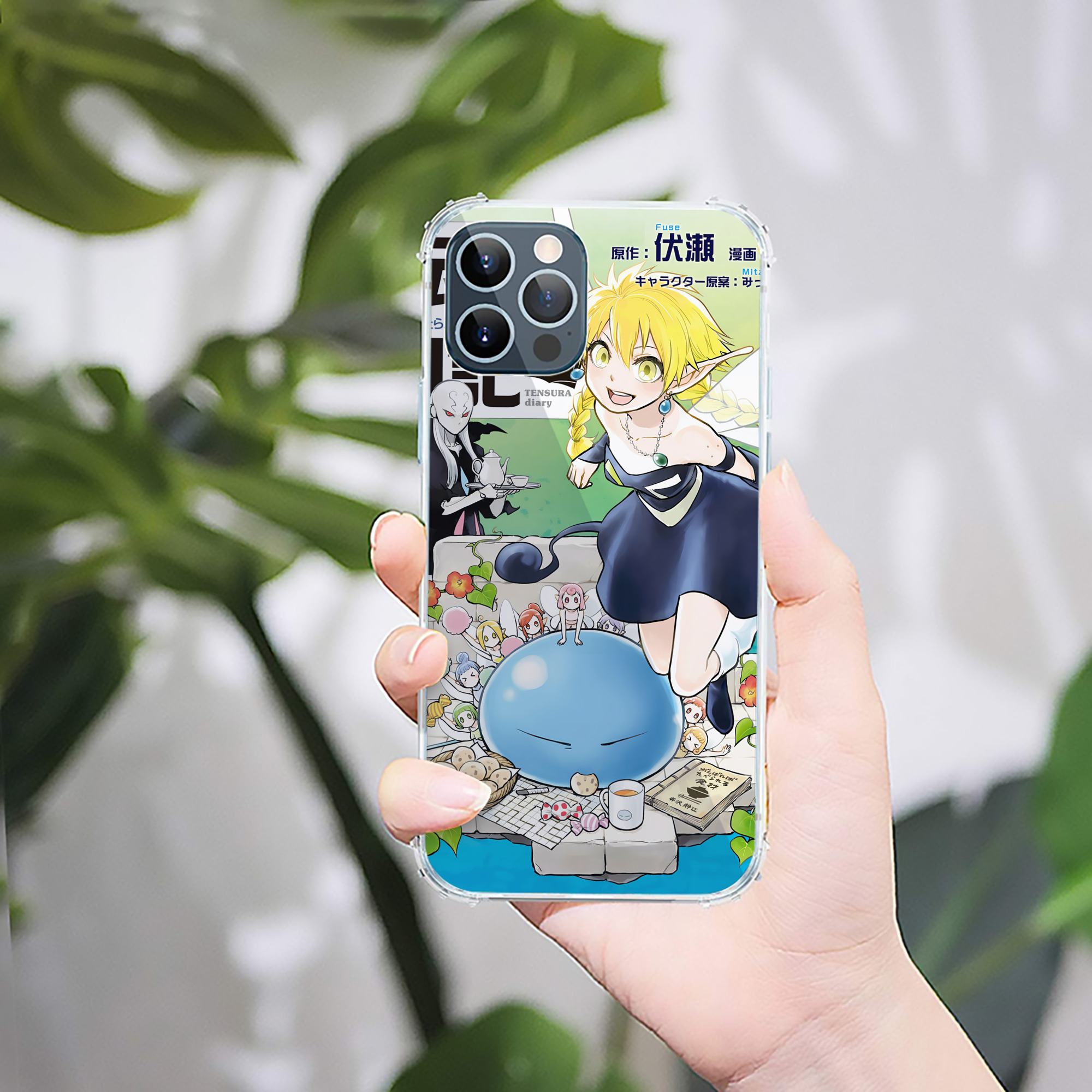 （画像用） 転スラ Regarding Reincarnated to Slime 【iPhone 12シリーズ対応】透明スマホケース（クリアソフトケース）
